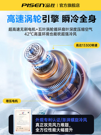 Pinsheng 핸드 헬드 팬 소규모 100 단 고속 고풍 고인 편리한 USB 블레이드 터빈 무음금 휴대용 충전 데스크탑 여름 냉각 도구 Pinsheng 핸드 헬드 팬 소규모 100 단 고속 고풍 고인 편리한 USB 블레이드 터빈 무음금 휴대용 충전 데스크탑 여름 냉각 도구