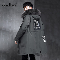  2020 new mink liner Parker clothing coat mens nick clothing long youth fur fur all-in-one winter