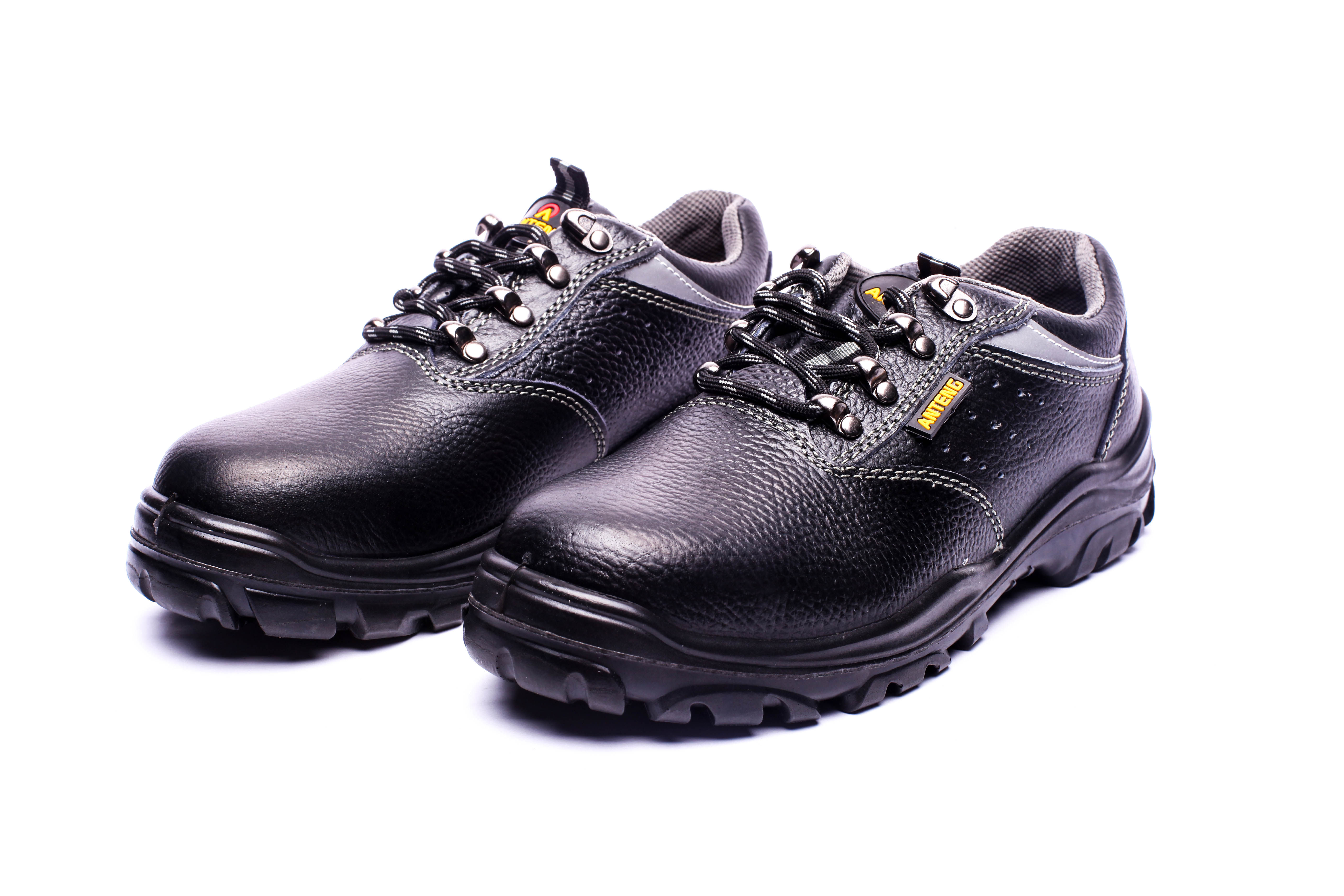 安腾8285款 劳保鞋男透气防臭安全工作鞋钢包头防砸防刺穿工地鞋_7折