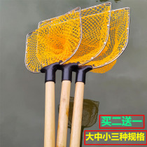 Integrated short section wood handle Transcript aquatic breeding market solid fishing net head fishing gear Seafood Restaurant Fish Web Pocket