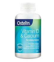 Spot Australia Ostelin Osterlin Calcium Tablets VD3 Adolescent Adult Elderly Pregnant Women Calcium 300 Tablets