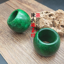 Jade Wrench refers to mens fashion jade ring drum surface Finger Ancient Dress Shooting Props Ancient Play Jade Ring Ring Ring Ring Jade Ring