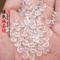 Glass transparent loose beads DIY handmade accessories Hair accessories Bracelet necklace accessories beads 6MM8MM loose beads with beads