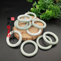 Lantian Jade small jade ring ring jade pendant robes ring ring accessories DIY handmade antique clothing jade ring