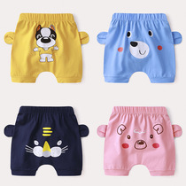 Summer male and female baby pp pants pure cotton 0-1-2-3 years old baby boy out 50% lanterns fart shorts