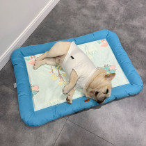 Pooch mat Summer days cool Mat Fa Fighting Sleeping Mat Breathable Cool Mat Small Dog Kitty Bite Cooled Ice Silk Nest