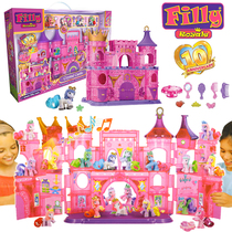Filly Feys sound and light Real Madrids pony pony crystal castle over home toy princess girl birthday present
