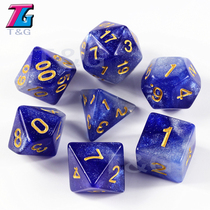 TG Galaxy Stars Cloud Universe Series Multi-faceted Color Sub-Table Tours Game Run Group DND 7 Grain Suits D6D8D12D20