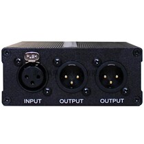 1 in 4 out small size AES digital audio dispenser support 32-192KHZ sampling rate full aluminium housing