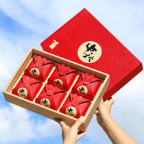 Mid-Autumn Festival moon cake packaging box high-grade 6pcs gift box Egg yolk crisp box 4 flow heart empty box creative ice skin gift