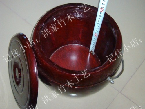 木制(纯手工)马桶子孙桶 红木子桶 中号 结婚用品