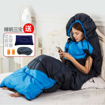 Travel companion can reach out cotton sleeping bag adult indoor office lunch break single portable outdoor camping adult