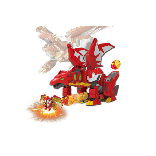 正版灵动爆兽暴兽猎人2玩具暴瘦天炎战龙变形蛋翔龙骑士儿童男孩