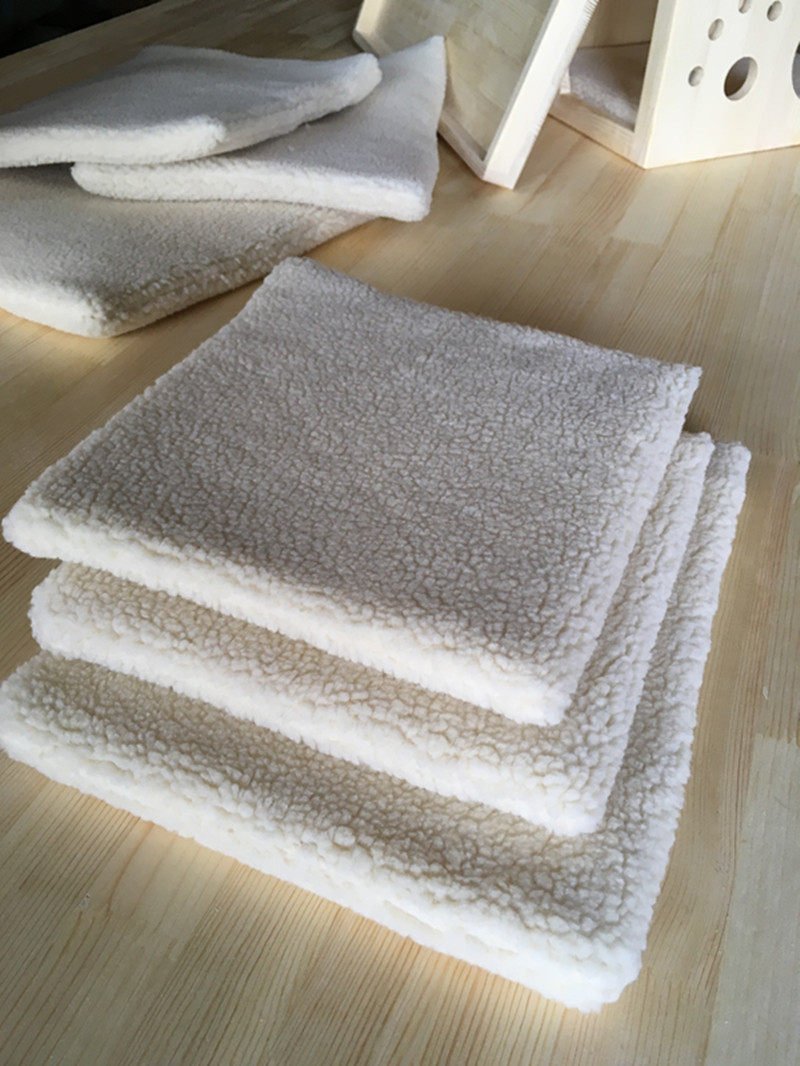 宠物猫窝垫通用垫不粘毛垫子手工羊毛绒面料狗软四季海绵耐脏保暖