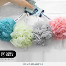 Momama PE bath ball hipster Macarone color Bath bubble rub back cute bubble bath ball
