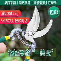 Gardening scissors pruning shears tree branches cutting Fruit tree pruning flower scissors garden flower repairing art cutting rough fruit seedlings scissors