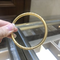 Everyones ancient method Qian Cheng Qian pure gold bracelet hollow silk hollow gold Zhaocai bracelet foot Gold 999