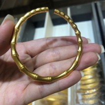 Everyones altar ancient method festival high bracelet bamboo bar bracelet open solid bracelet gold 999
