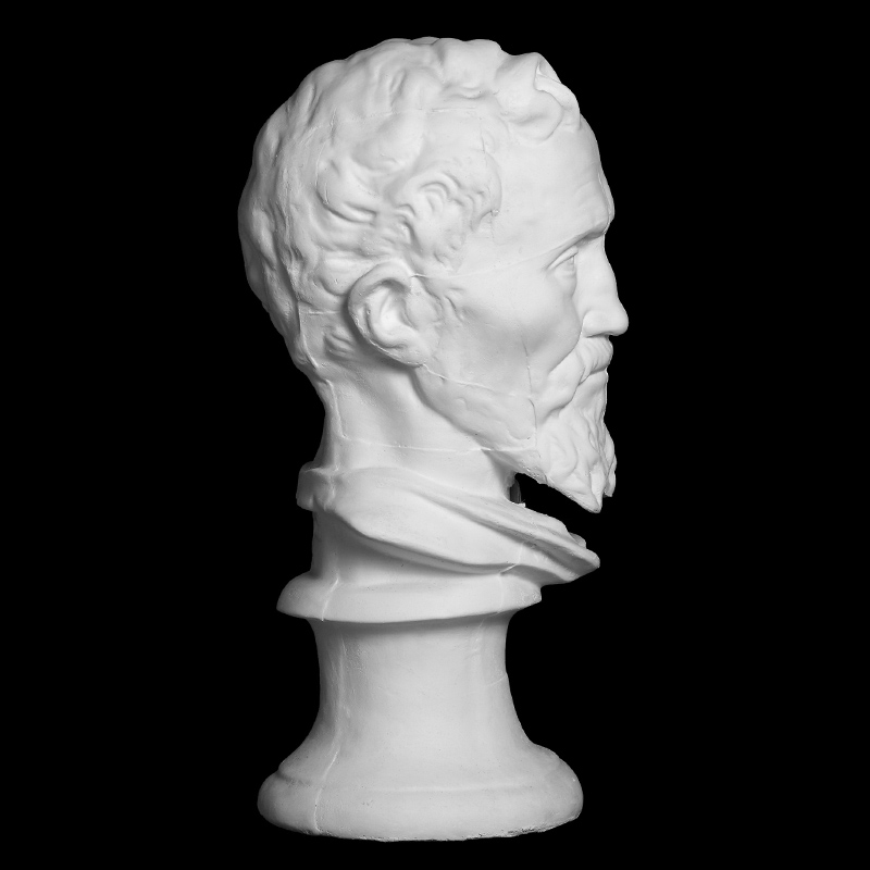 美术教具 石膏像 米开朗基罗头像h47cm 厂家直销美术用品