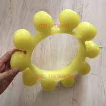 LM ML plum-shaped coupling MT round plum-shaped flap 8 eight-flap 6 hexagonal buffer damping gasket polyurethane