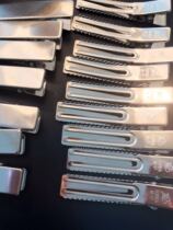 South Korea imported hair accessories 3 5 7 5CM nickel plated M17 flat clip hairclip diy handmade childrens duckbill clip