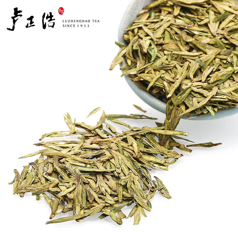 卢正浩茶叶绿茶明前特级AA西湖龙井茶传统包250g春茶2016龙井新茶产品展示图5