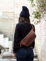 Fanny pack drawings version HE men and women fanny pack chest foreskin drawings DIY handmade paper leather 42