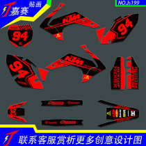 Hailing M4MX6M7M8 Huayang T2 T6T4 L Guizun S8S7 off-road motorcycle decals sticker car stickers