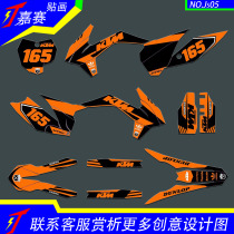 Huayang K6 Huayang T4T6K1K2 bo sole F 1 3 cross-country motorcycle decals sticker print stickers stickers