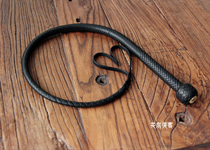 Deerskin snake whip training single whip Kanto Knight handmade whip horse whip(need to be customized)