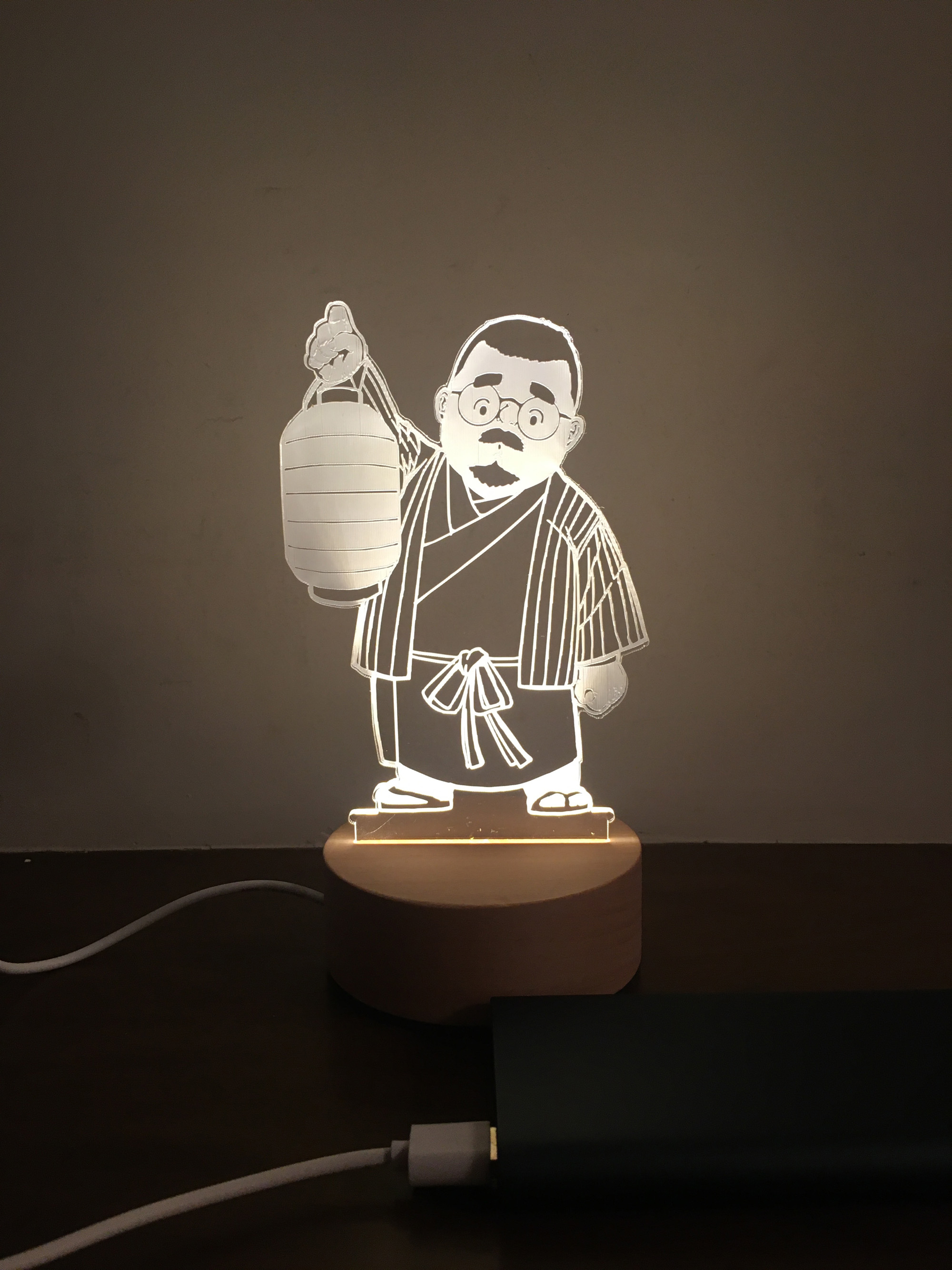 uncle bei night light