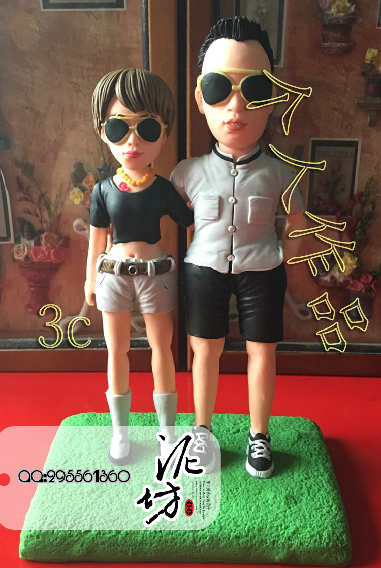 soft clay doll custom photo clay figurine real doll custom diy doll wax figure man birthday valentine's day gift