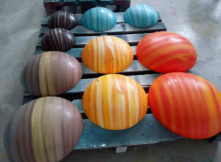 现代彩色半圆球壁挂 树脂家居装饰品 创意背景墙星空造型饰品