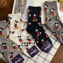 South Korea Imported Cartoon Retro of the Silo Socks College Wind Ages Pure Cotton Imports Womens Socks Finale Women Socks