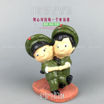 RW233 simulation figure model 70s Wenge period love young men and women jumping intersex dance scene pendulum