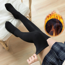 Autumn and winter plus suede thickened knee-sock schoolgirls Han version College Wind high cylinder socks complexion Fake Through Meat Non-slip Socks