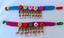 Dooba making ethnic style Handmade fabric bracelet Hand woven handmade jewelry (random delivery)