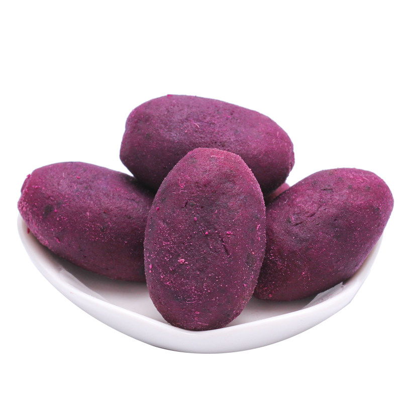 朱小二紫薯仔 100gx3袋 无添加紫薯 地瓜干制品 番薯干紫薯干零食