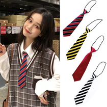 Neck tie Women's Day Department short insin style cool bundy retro shirt decoration college style stripes original