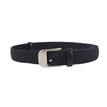 Genuine spot quality woven non-porous needle buckle standard elastic nylon canvas casual navy blue inner belt