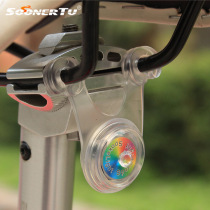 Highlight bicycle mountain bike seat hanging lamp Saddle lamp Brake line tube lamp Bicycle tail lamp Flash lamp