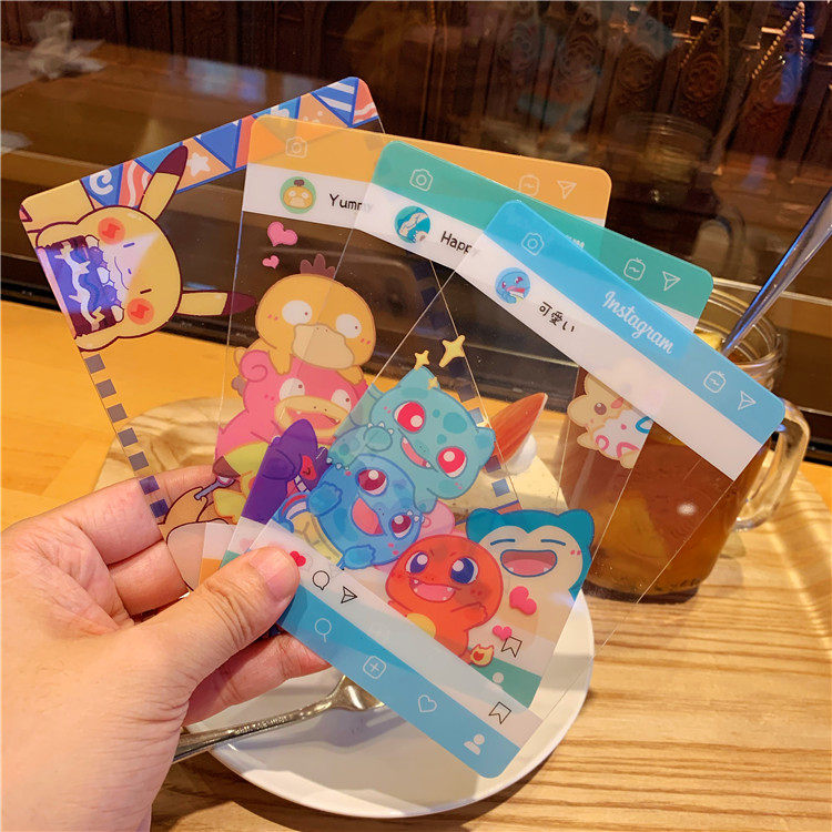 mz社◆同人 精灵宝可梦 皮卡丘 ins 高透明 pet单面 透卡/书签