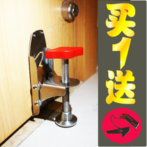 Top door cat cute pet Top door device Hotel door stopper outside door opening Travel travel anti-theft device door stopper door bolt free punching