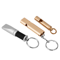Legens survival whistle training whistle Outdoor practical round whistle Military training whistle Treble training whistle Double pipe whistle