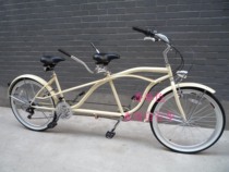 Two-person Bike 2-person double bike double bike shimano18 speed couple car Station Wagon