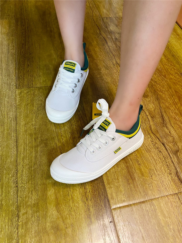 特价清仓澳洲volley小白鞋经典明星同款帆布鞋舒适情侣运动鞋