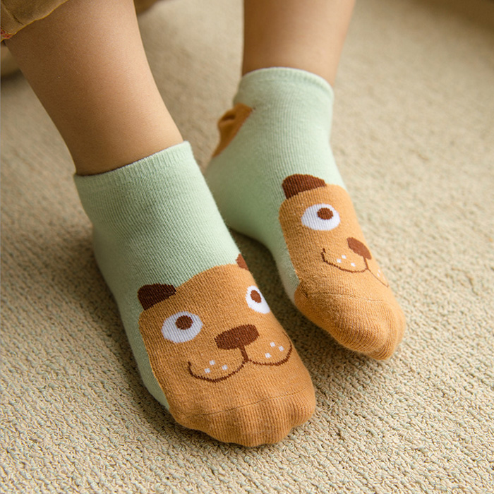 Full 19 yuan Children's Socks 2016 New Owl Pure Cotton Short Socks Boys and Girls