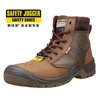 Belgium saddles Isafetyjogger labor shoes anti-smashing and anti-puncture waterproof middle help fashion safety shoes