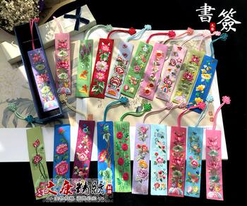 Suzhou ຜະລິດຕະພັນສໍາເລັດຮູບ embroidery, ຖັກແສ່ວມືບໍລິສຸດ, Suzhou embroidery bookmarks, ຂອງຂວັນວັນເກີດຢູ່ຕ່າງປະເທດພິເສດສໍາລັບຫມູ່ເພື່ອນ, ຄູອາຈານແລະນັກສຶກສາ