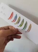 Missing Heart eye gradient color Su embroidery thread Embroidered Wire finger Slam-line hand-bow Diy